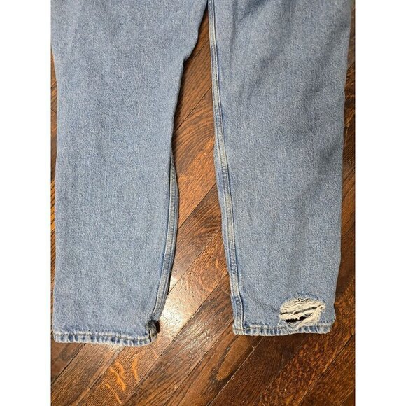 H&M Boyfriend Low Waist Distressed Jeans size 14 - Picture 11 of 12